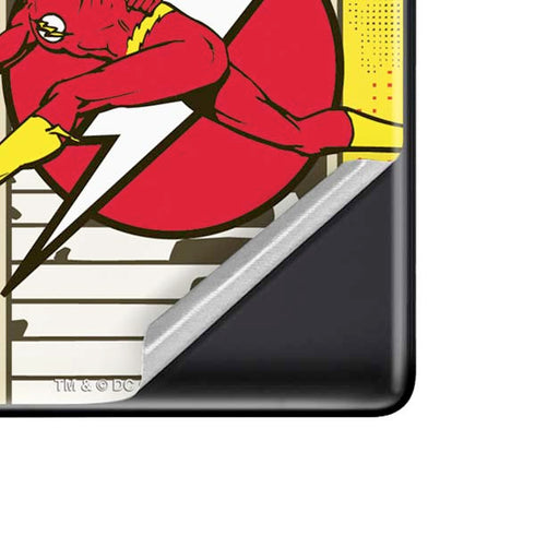 DC Comics The Flash Vintage Action Pose Pattern Google Pixel 6 Pro Skin